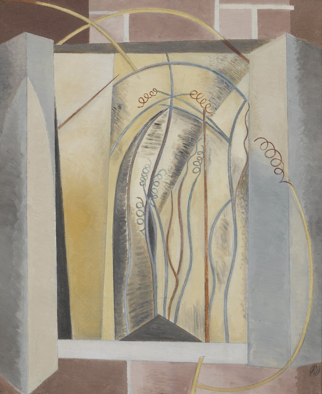 Krone Landskab af Paul Nash
