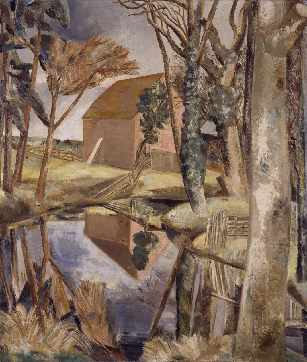 Oxenbridge Pond af Paul Nash