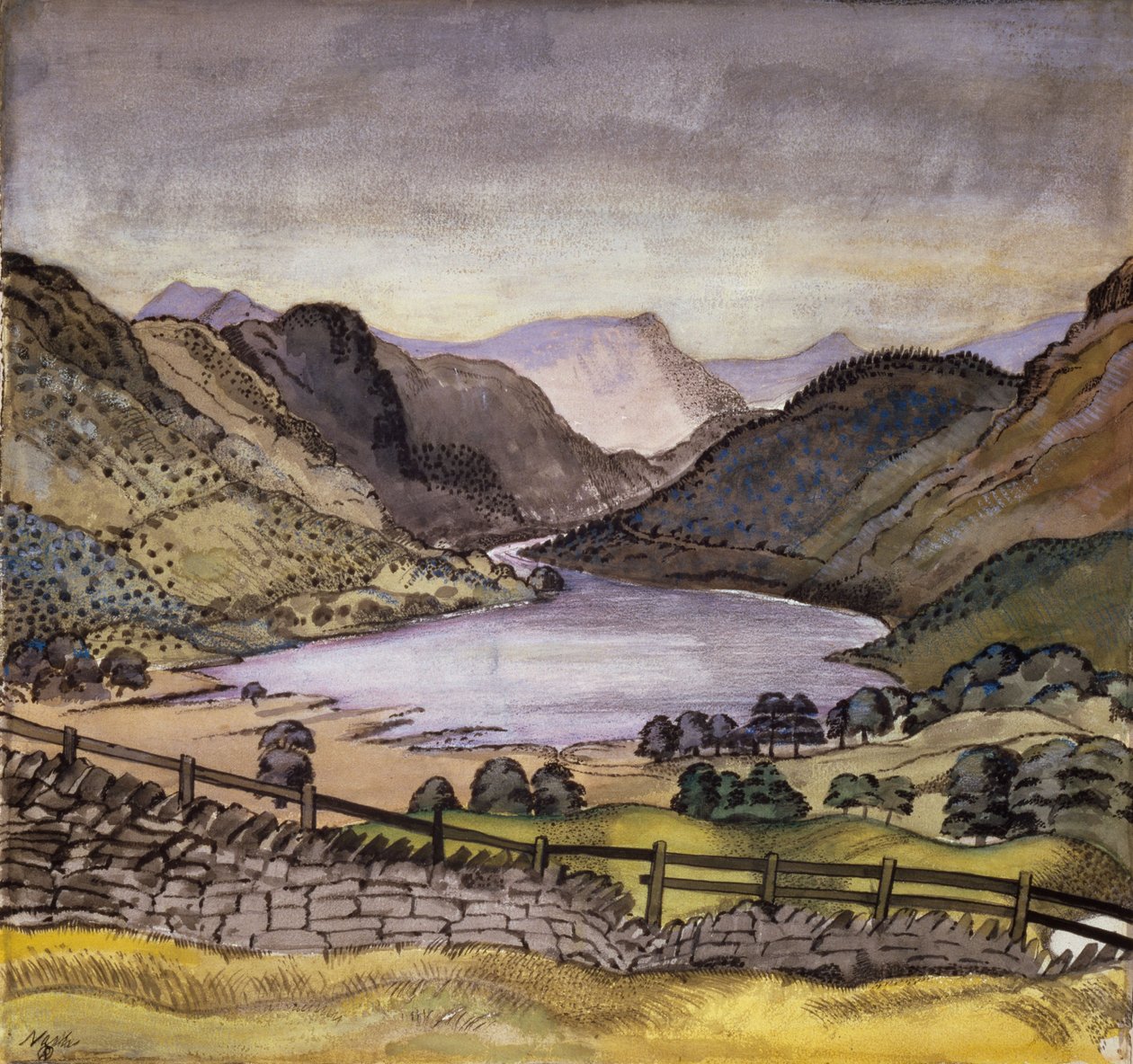 Thirlmere af Paul Nash