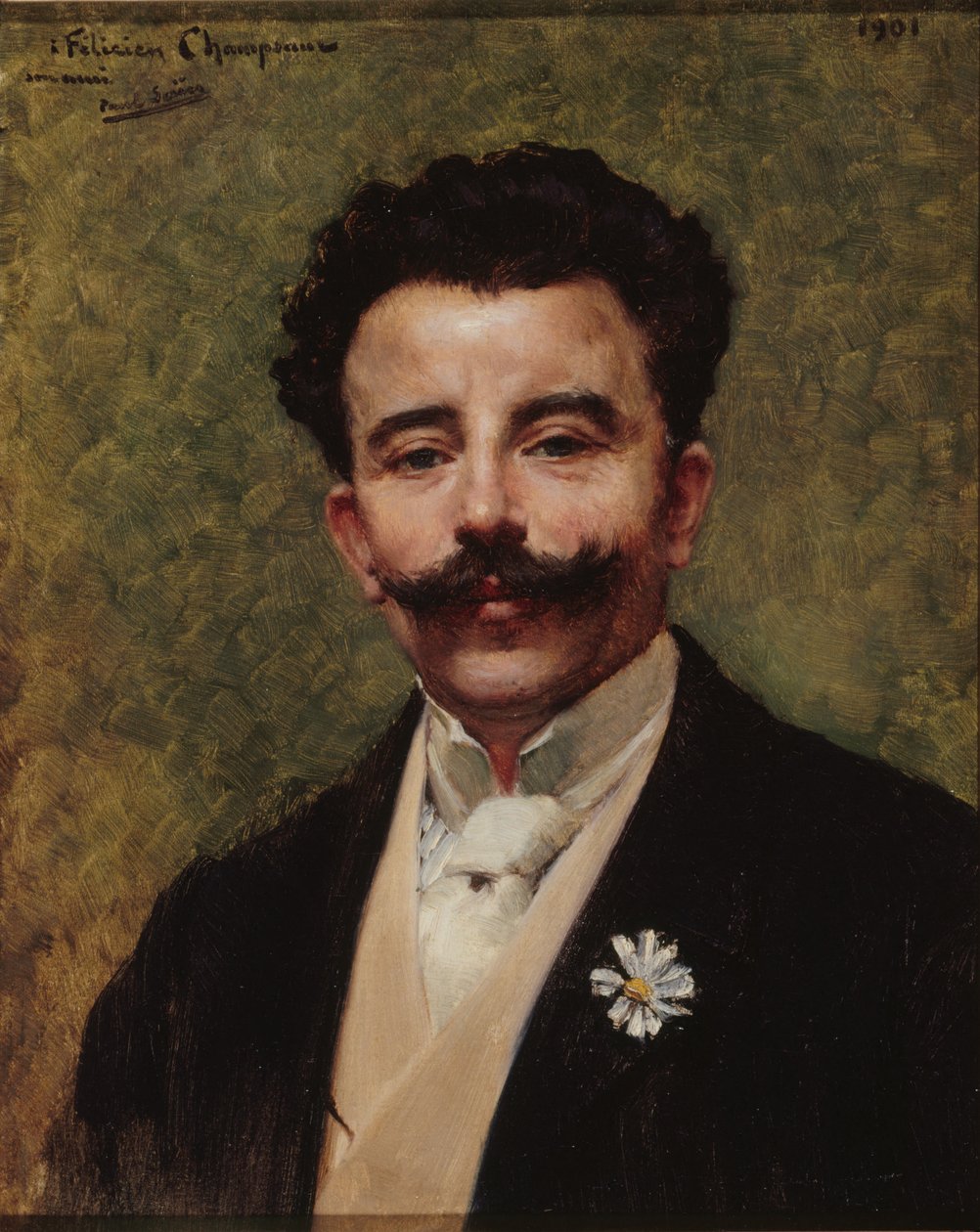 Portræt af Felicien Champsaur 1859-1934, 1901. af Paul Saïn