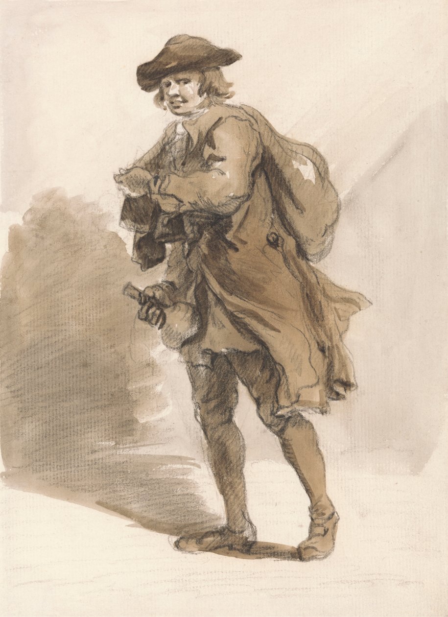London Cries: A Man with a Bottle af Paul Sandby