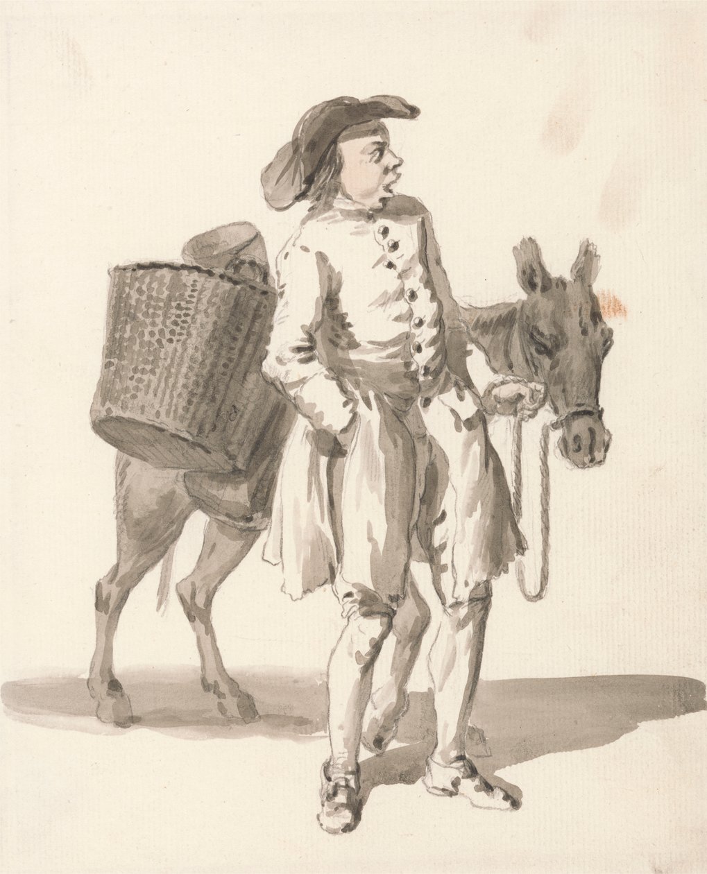London Cries: Boy with a Donkey af Paul Sandby