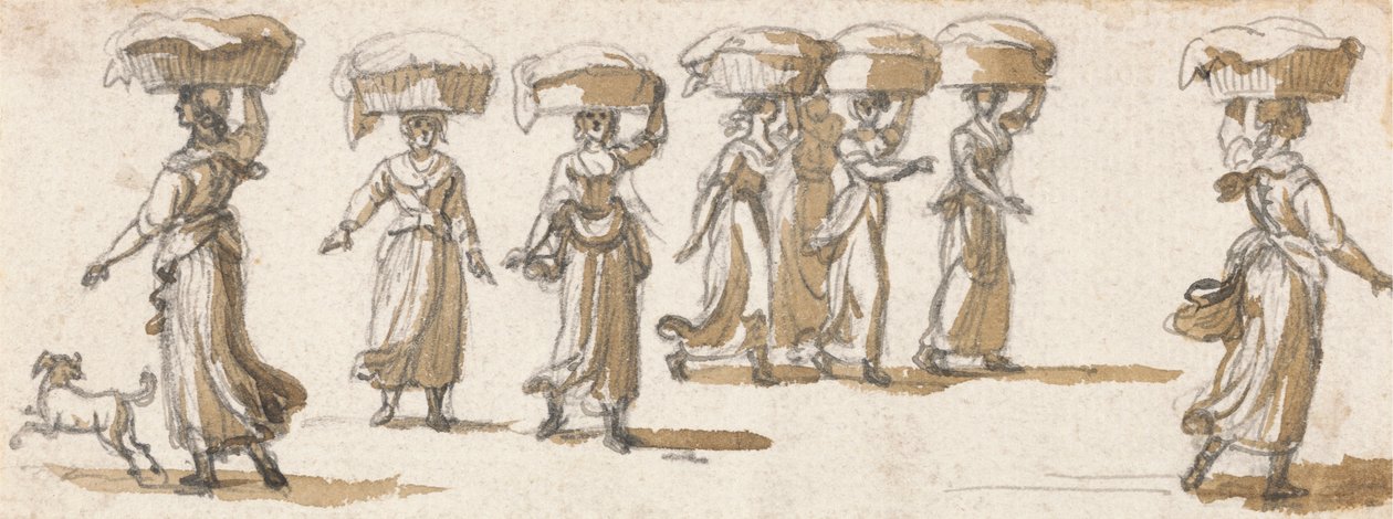 Vaskekvinder af Paul Sandby