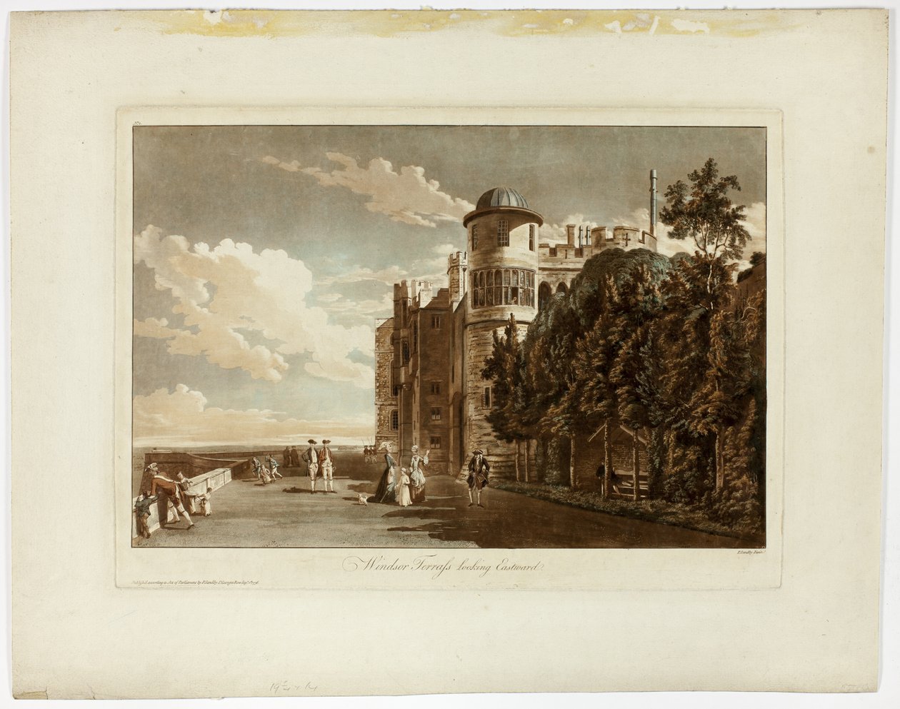 Windsor-terrasse kigger mod øst af Paul Sandby