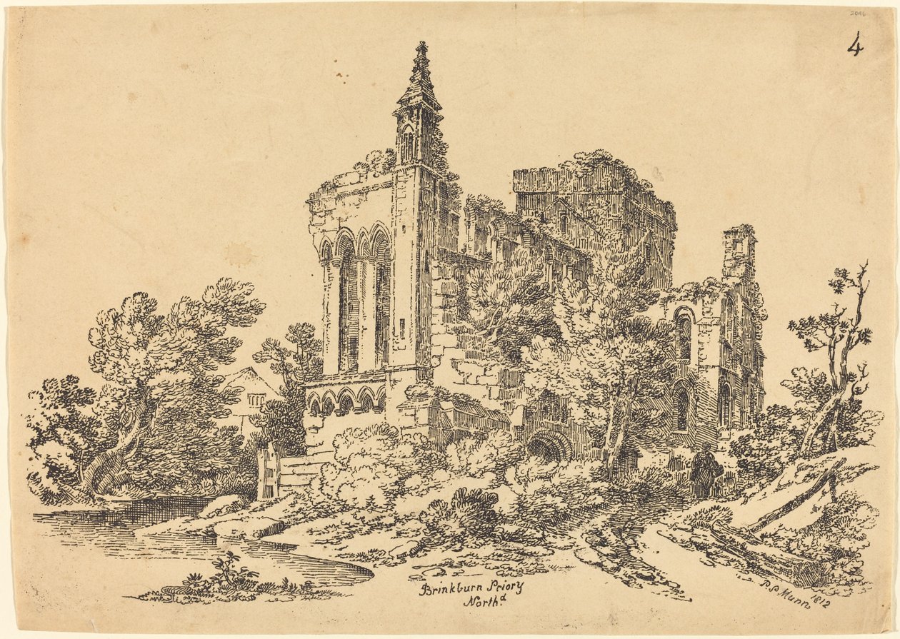 Brinkman Priory af Paul Sandby Munn