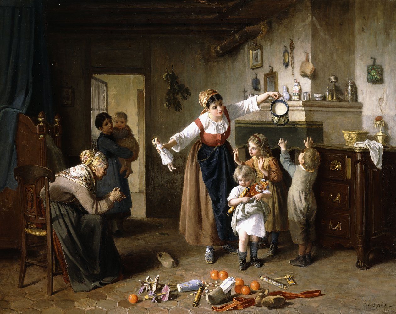 Julemorgen, af Paul Seignac