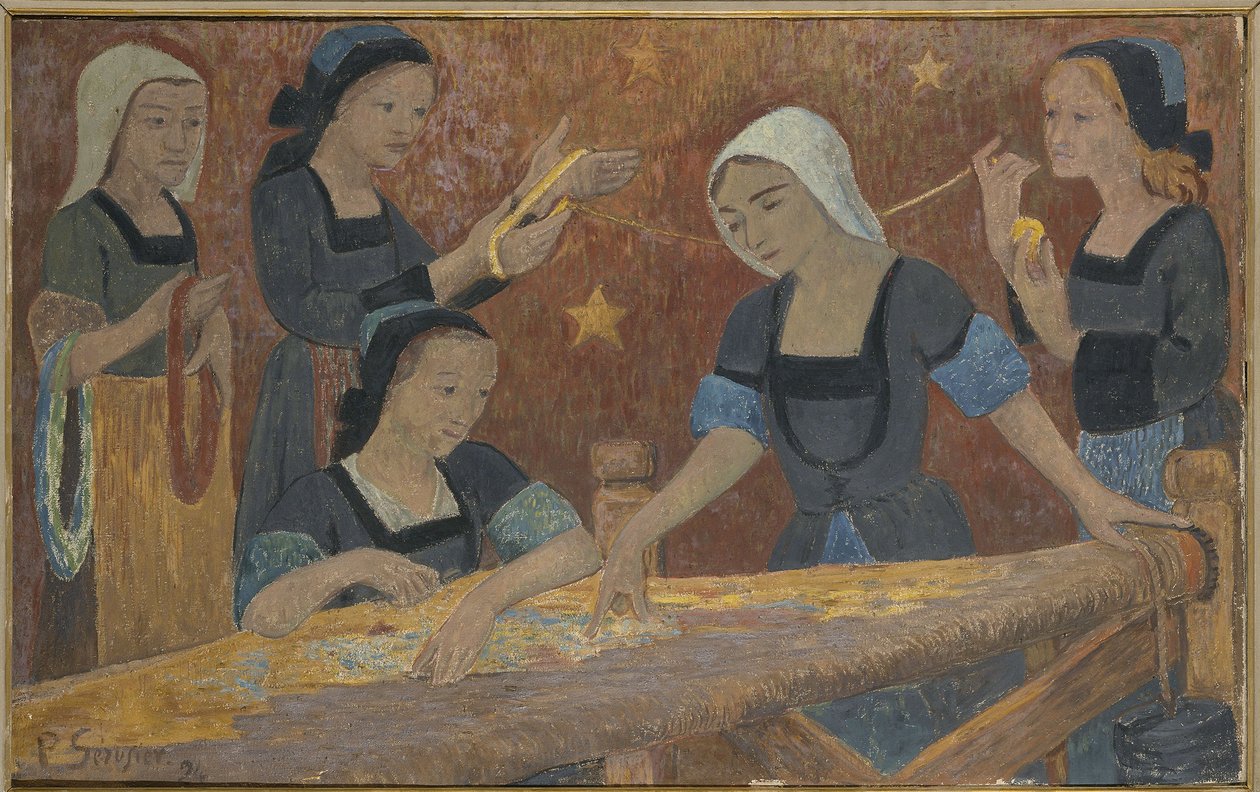 Billedtæppet (de fem vævere) af Paul Sérusier
