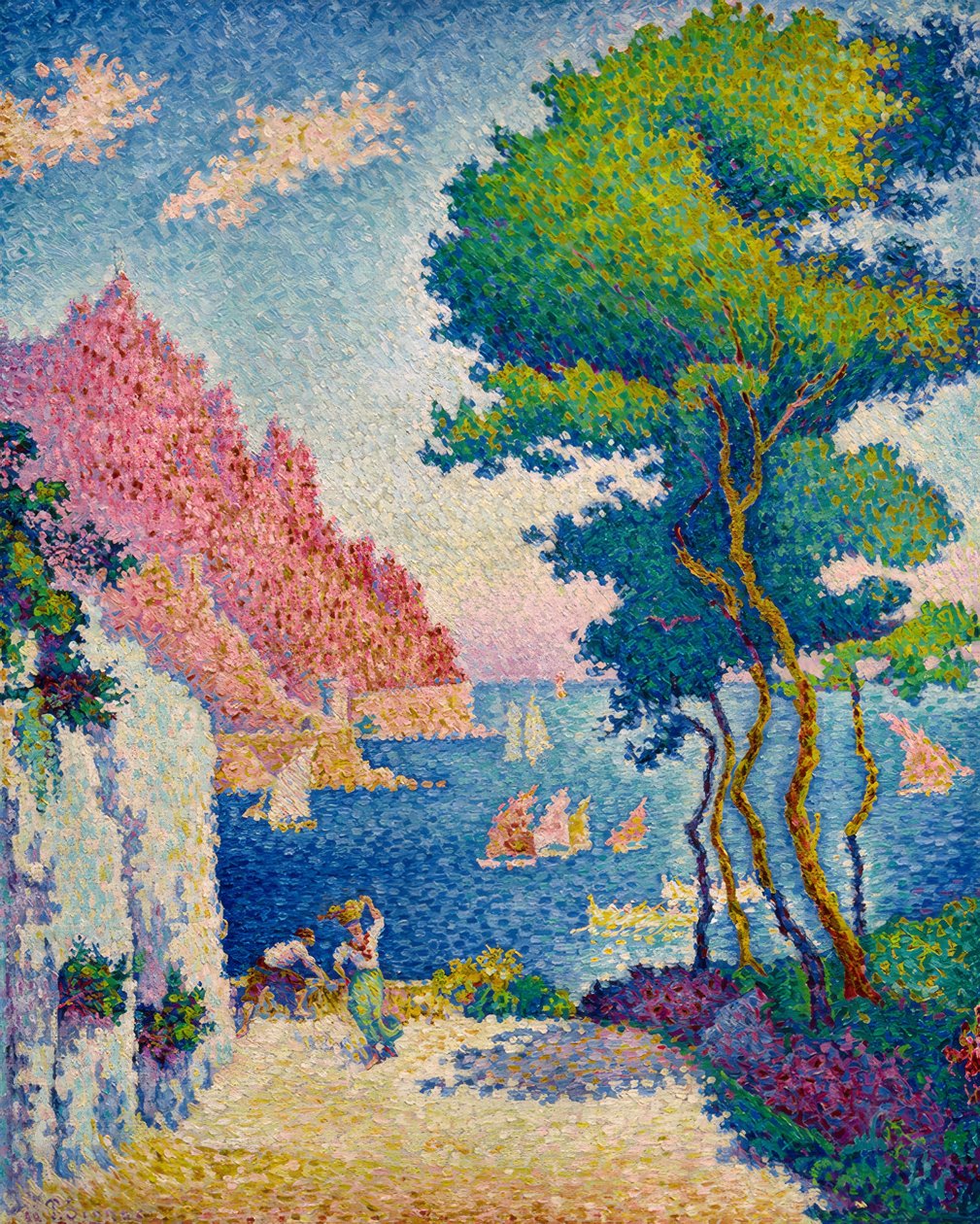 Capo di Noli, ved Genua af Paul Signac