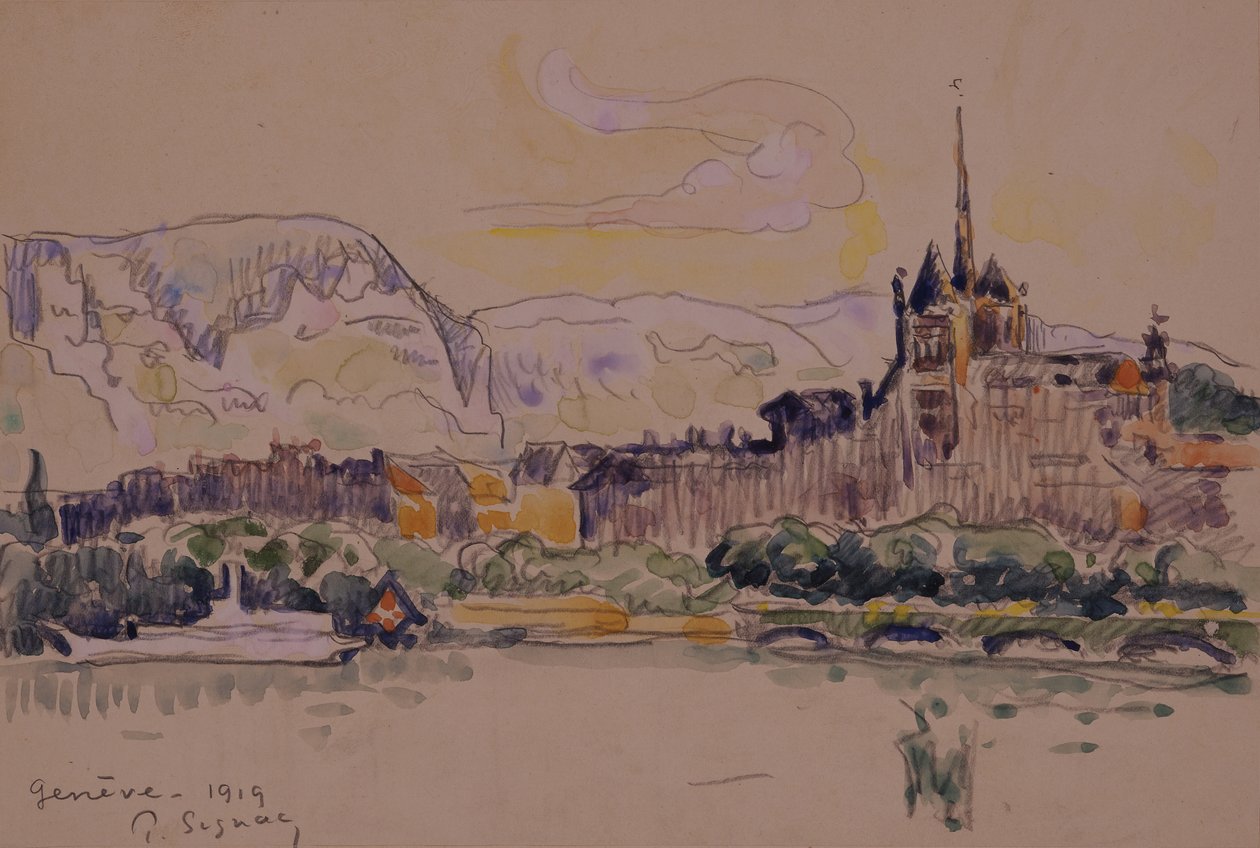Genève af Paul Signac
