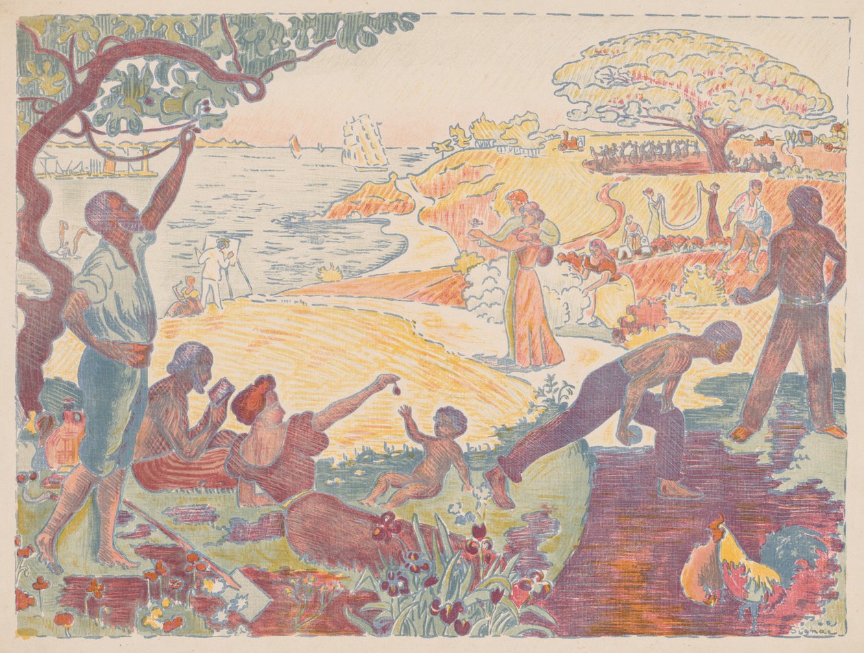 Harmoniske Tider af Paul Signac