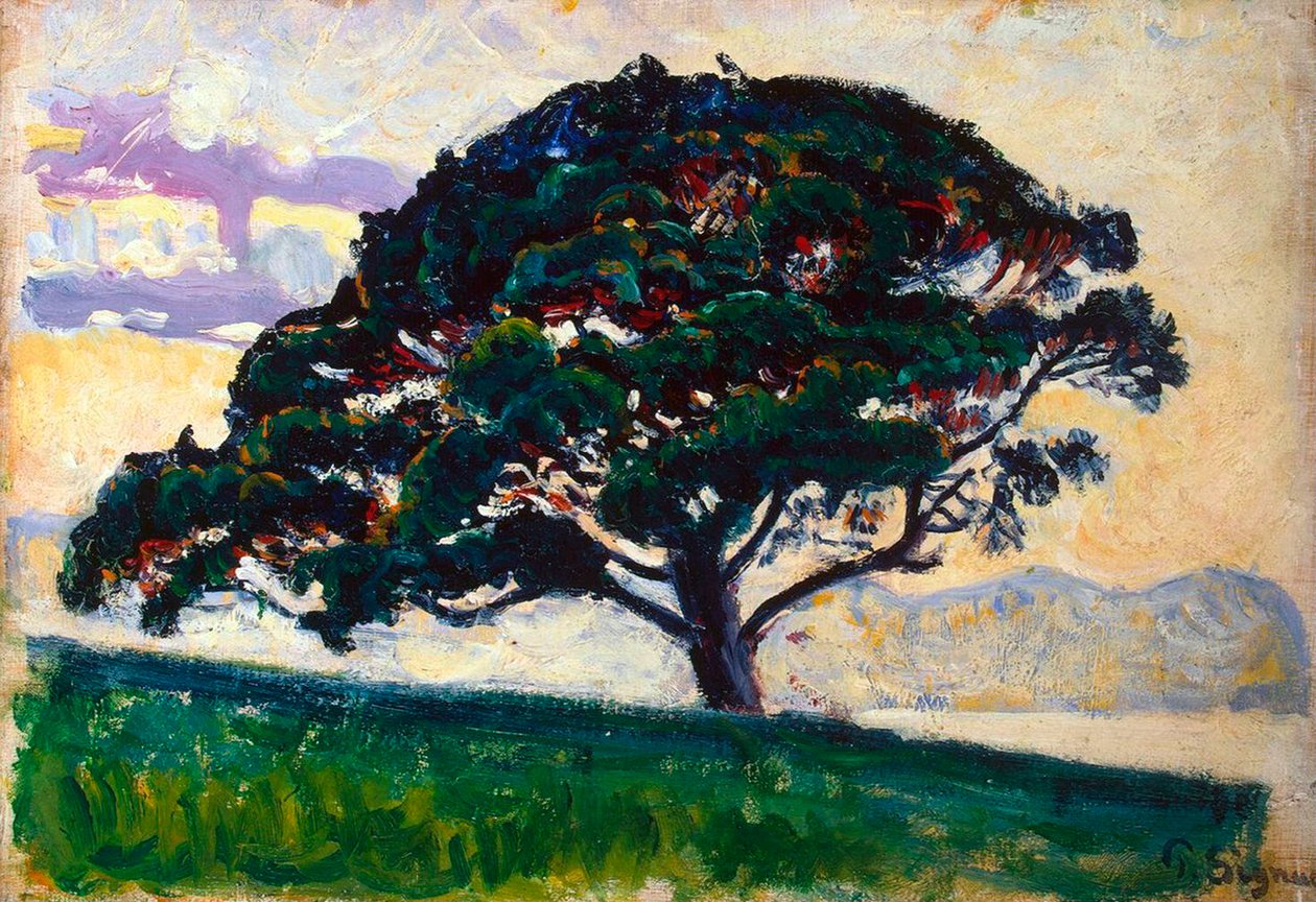 Stor Fyr, Saint-Tropez, 1892-1893. af Paul Signac