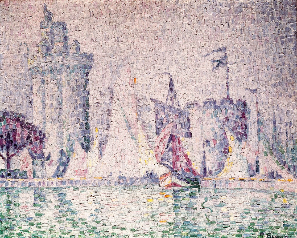Havn i La Rochelle af Paul Signac