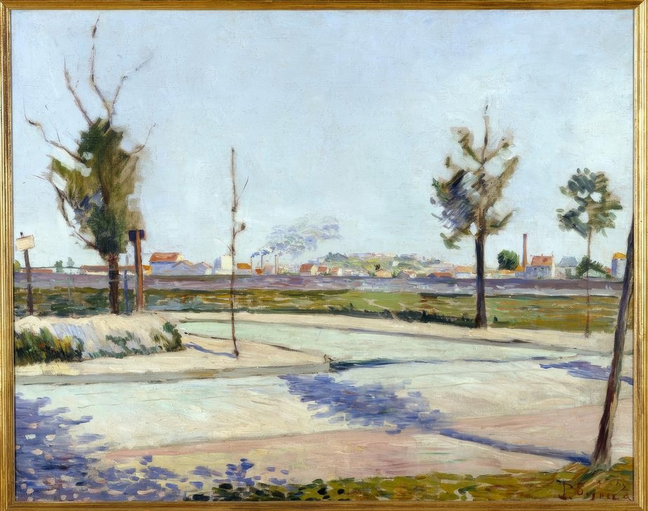 Route de Gennevilliers af Paul Signac