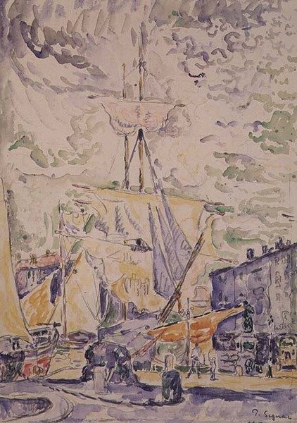 St. Tropez af Paul Signac