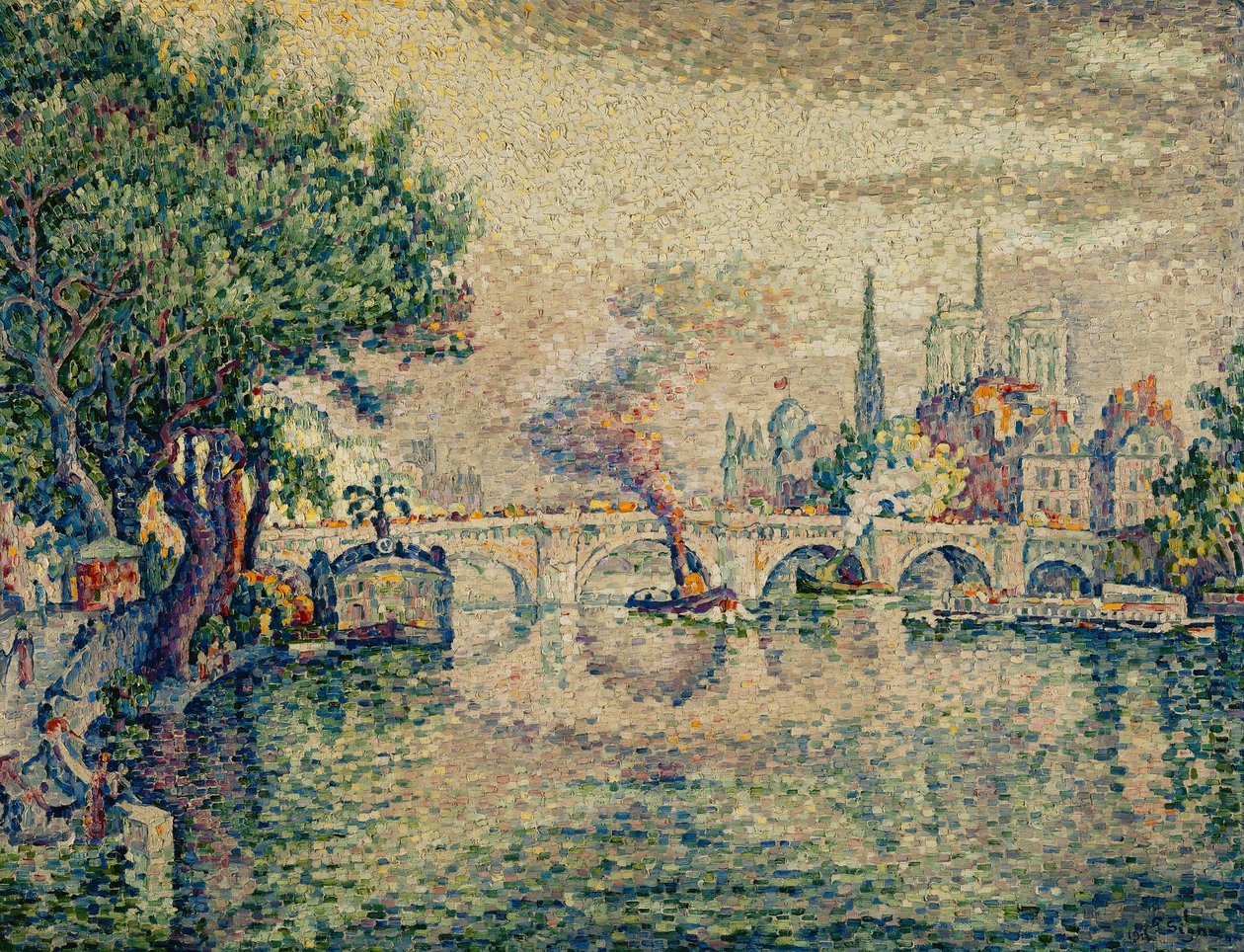 Pont Neuf af Paul Signac