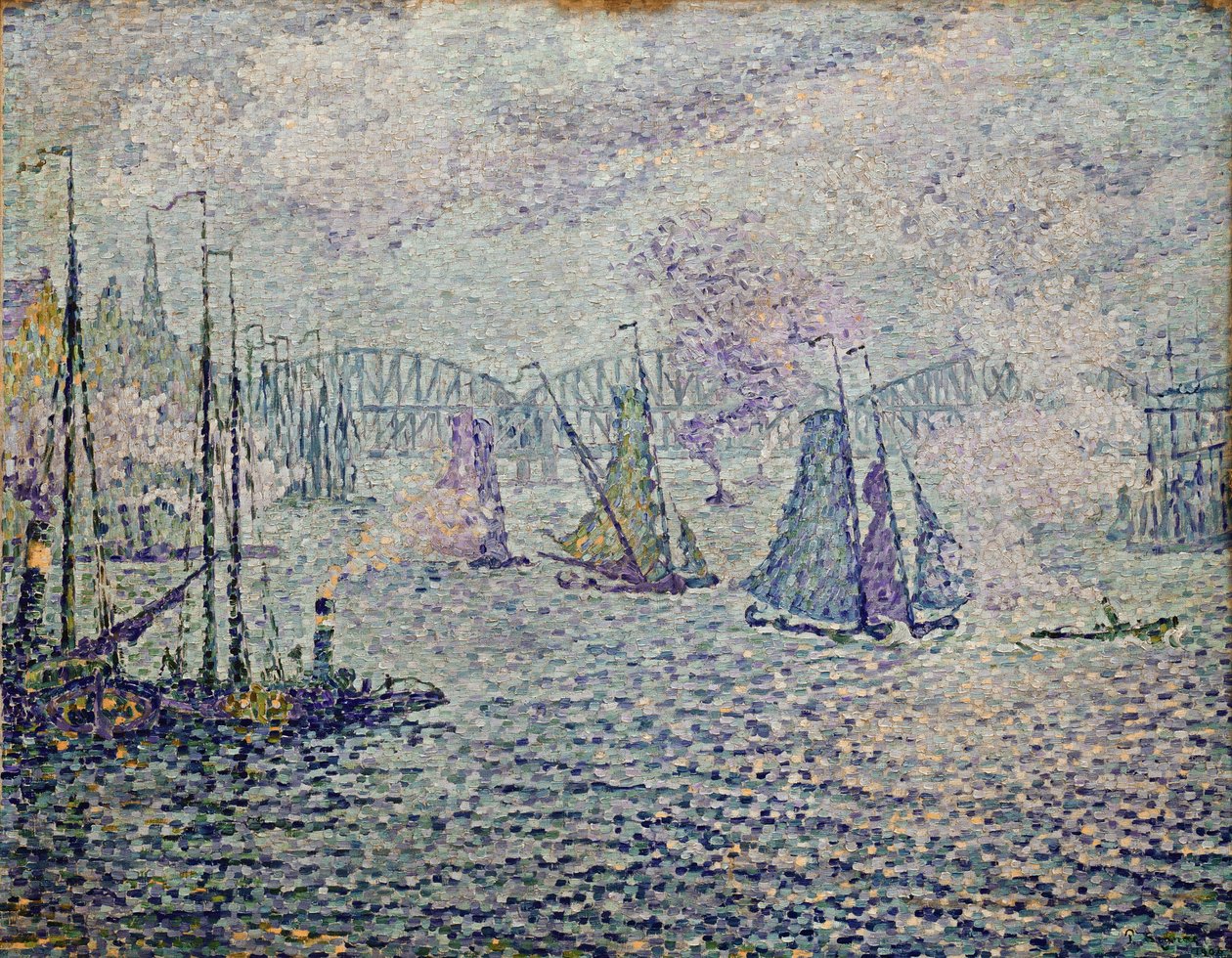Havnen i Rotterdam af Paul Signac