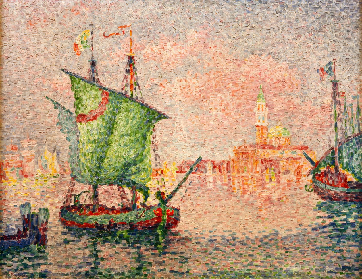 Venedig, den lyserøde sky af Paul Signac