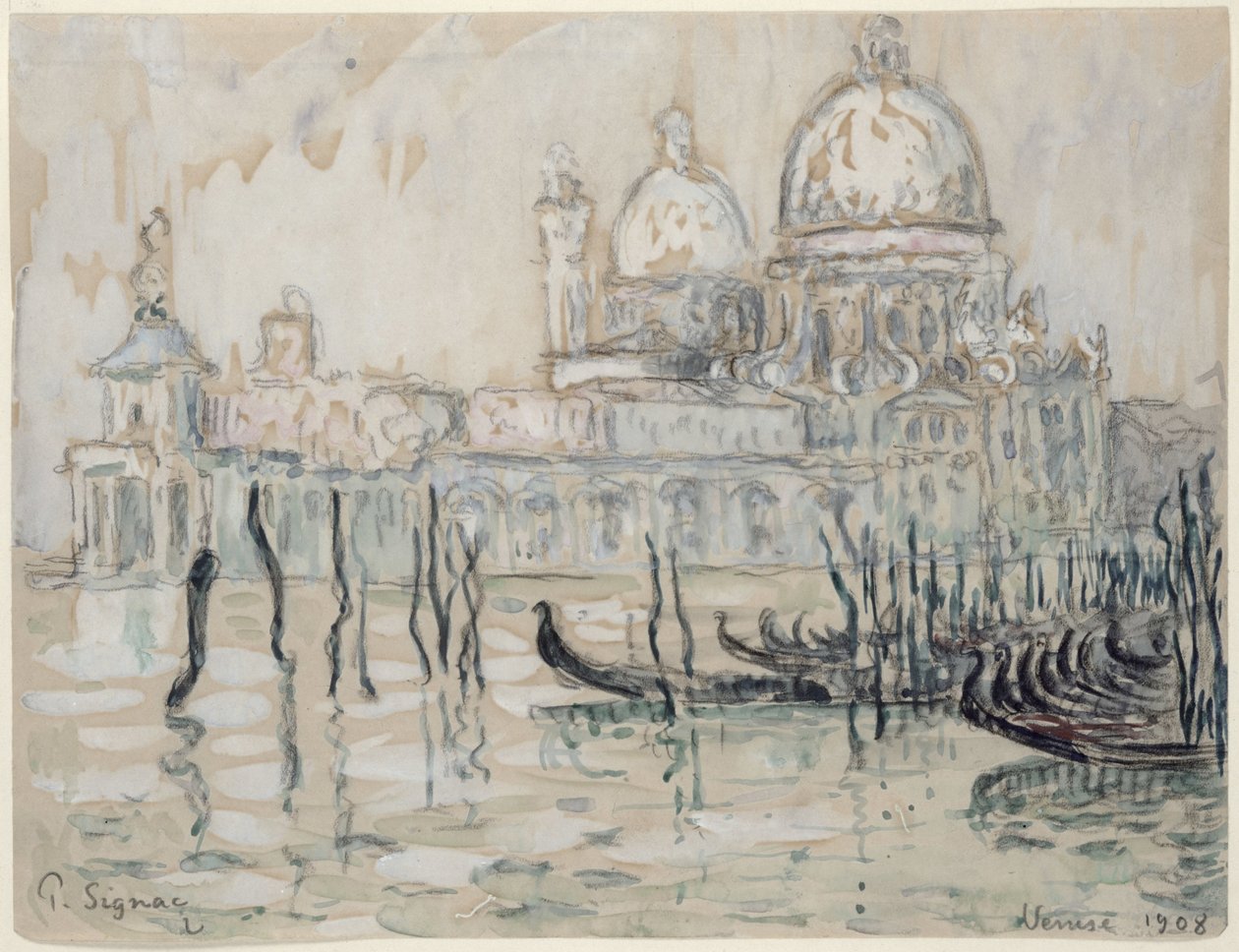 Venedig, 1908. af Paul Signac