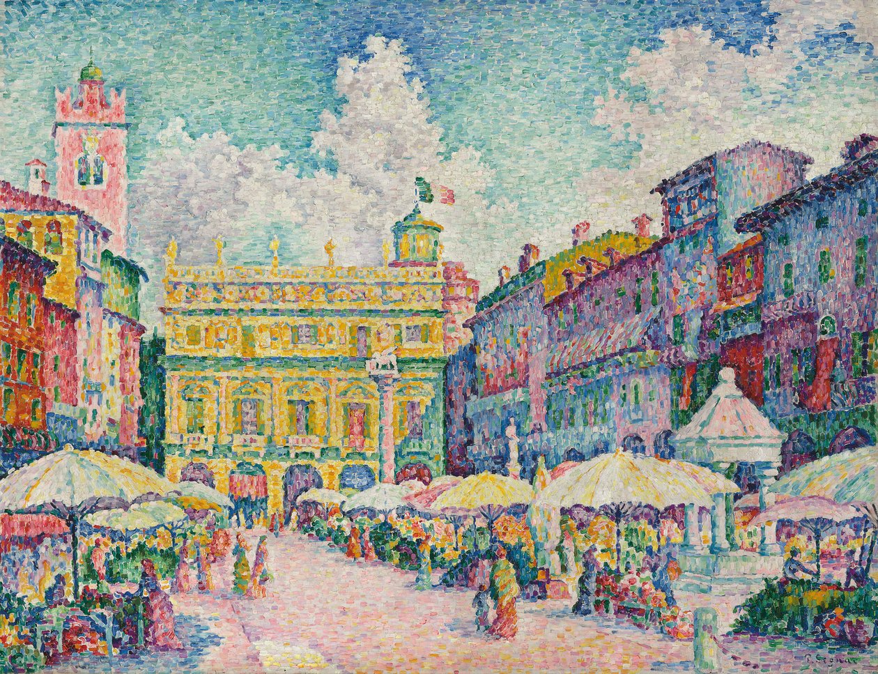 Verona marked af Paul Signac