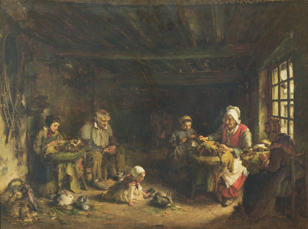 Kniplinger i Asnieres-sur-Oise af Paul Soyer