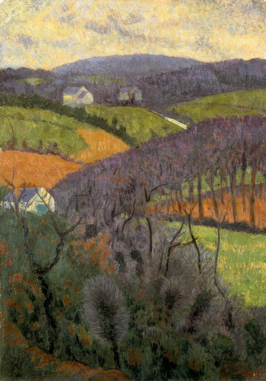 P.Sérusier, La vallée mauve / Gemälde, 1917 af Paul Sérusier