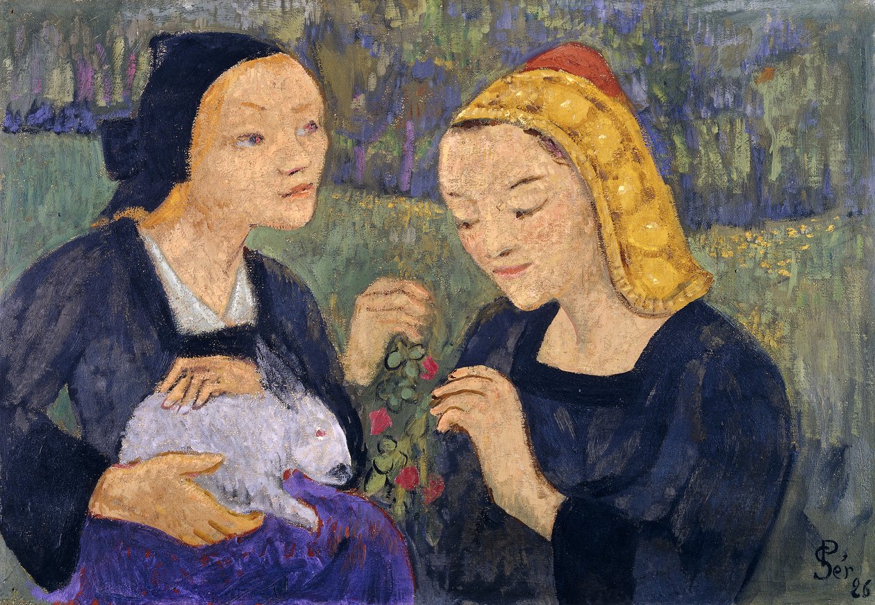 Gebyrerne; Les Fees, 1926 af Paul Sérusier