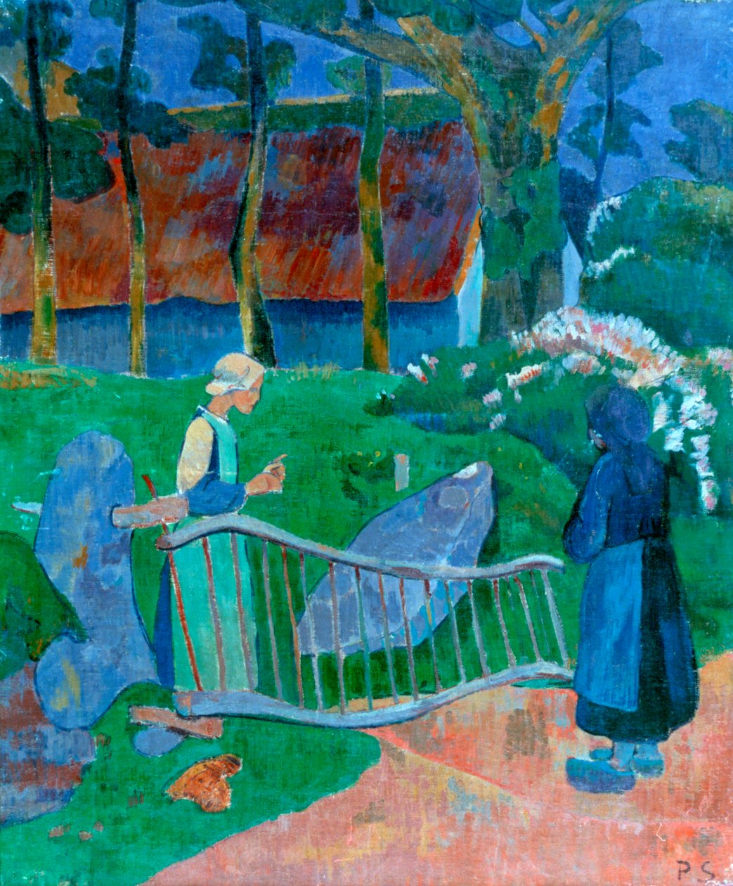 Den blomstrede port, 1889. af Paul Sérusier