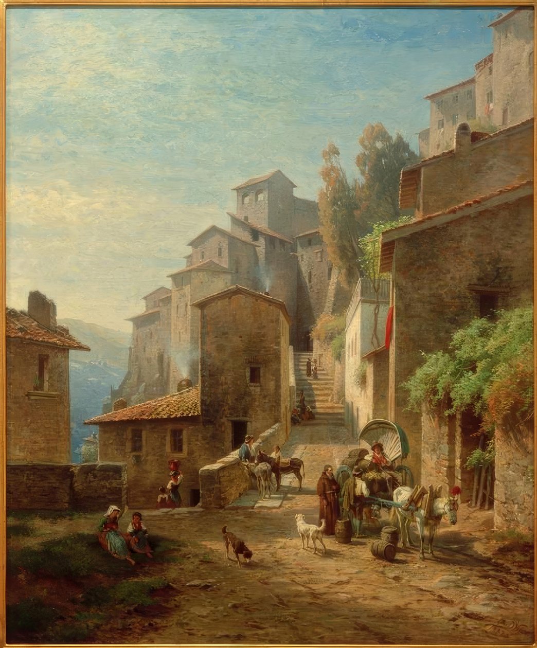 Olevano Romano af Paul Weber