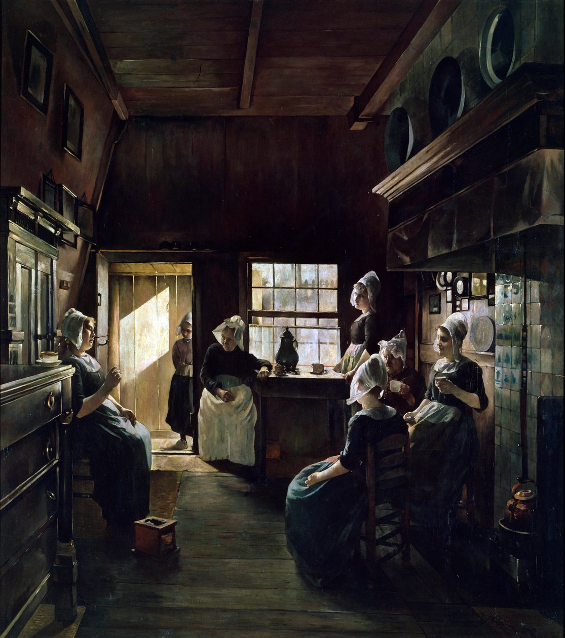 Samtale, 1888. af Paul Weimar