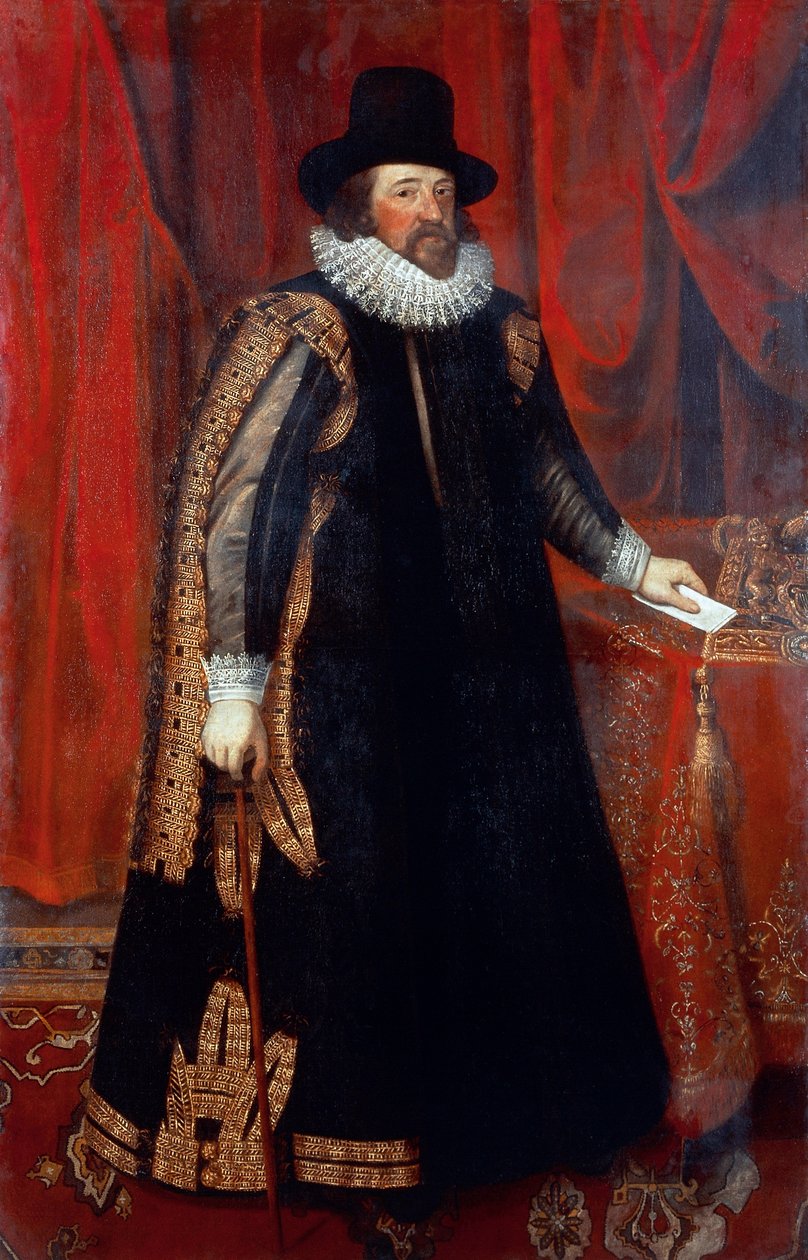 Portræt af Francis Bacon (London af Paul van Somer
