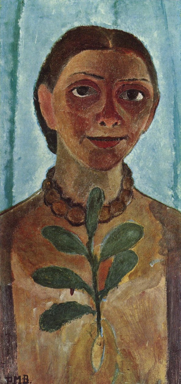 Maler med kameliastavl af Paula Modersohn Becker