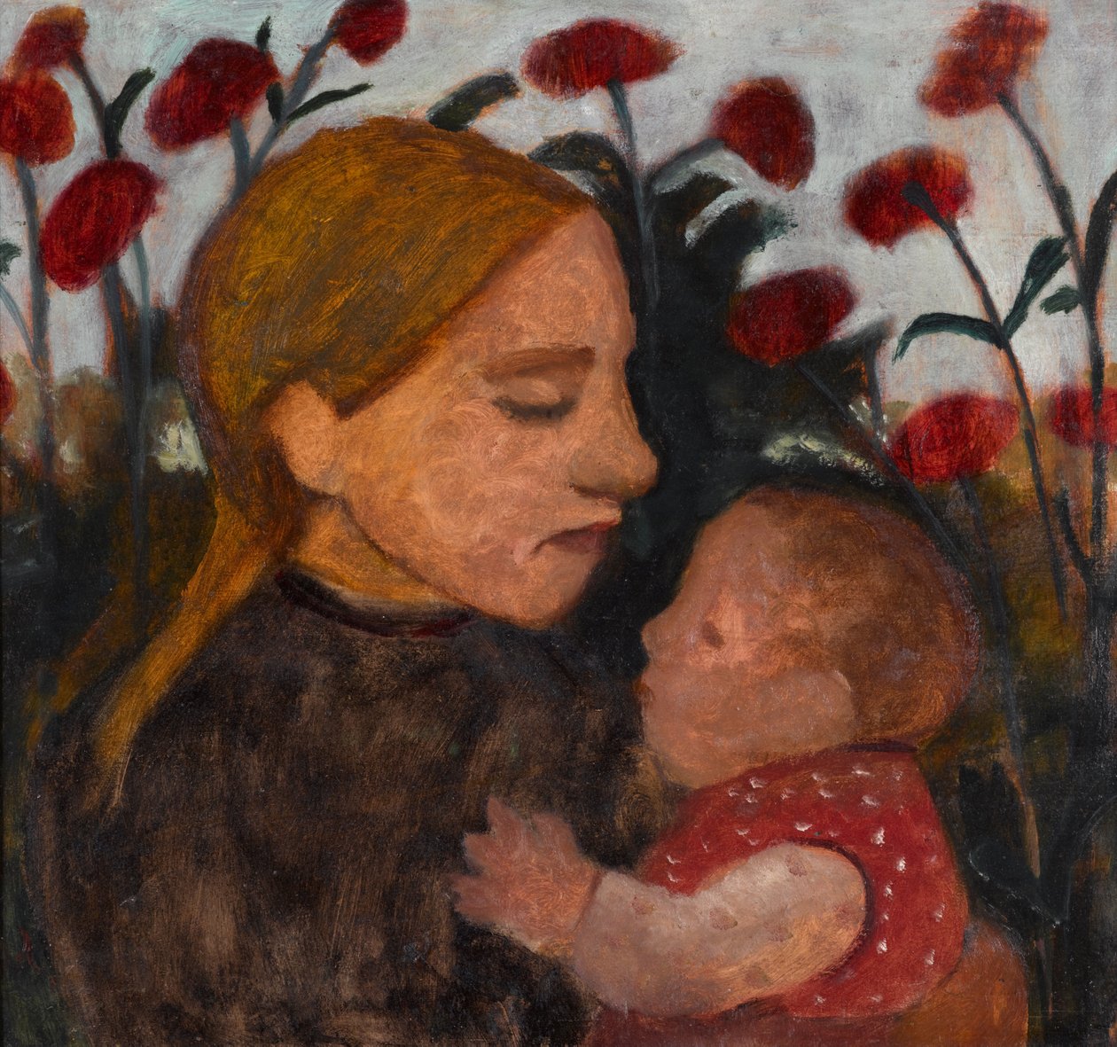 Pige med barn af Paula Modersohn Becker
