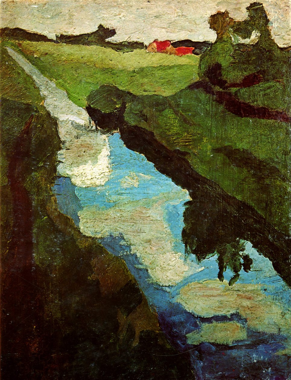 Moorgraben af Paula Modersohn Becker
