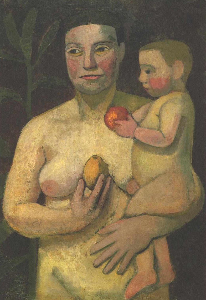 mor og barn af Paula Modersohn Becker