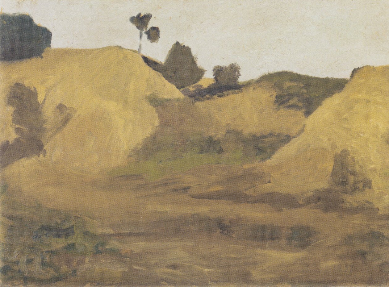 Sandkuhle am Weyerberg af Paula Modersohn Becker