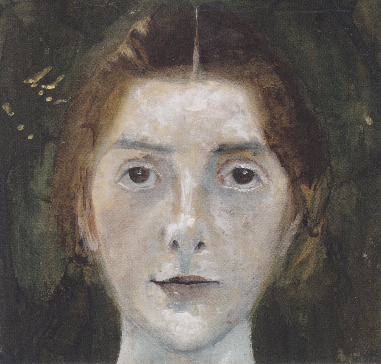 Selvportræt, frontalt af Paula Modersohn Becker