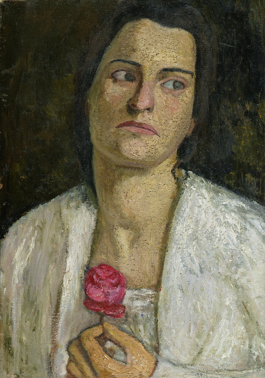 Billedhuggeren Clara Rilke-Westhoff (1878-1954) 1905 af Paula Modersohn Becker