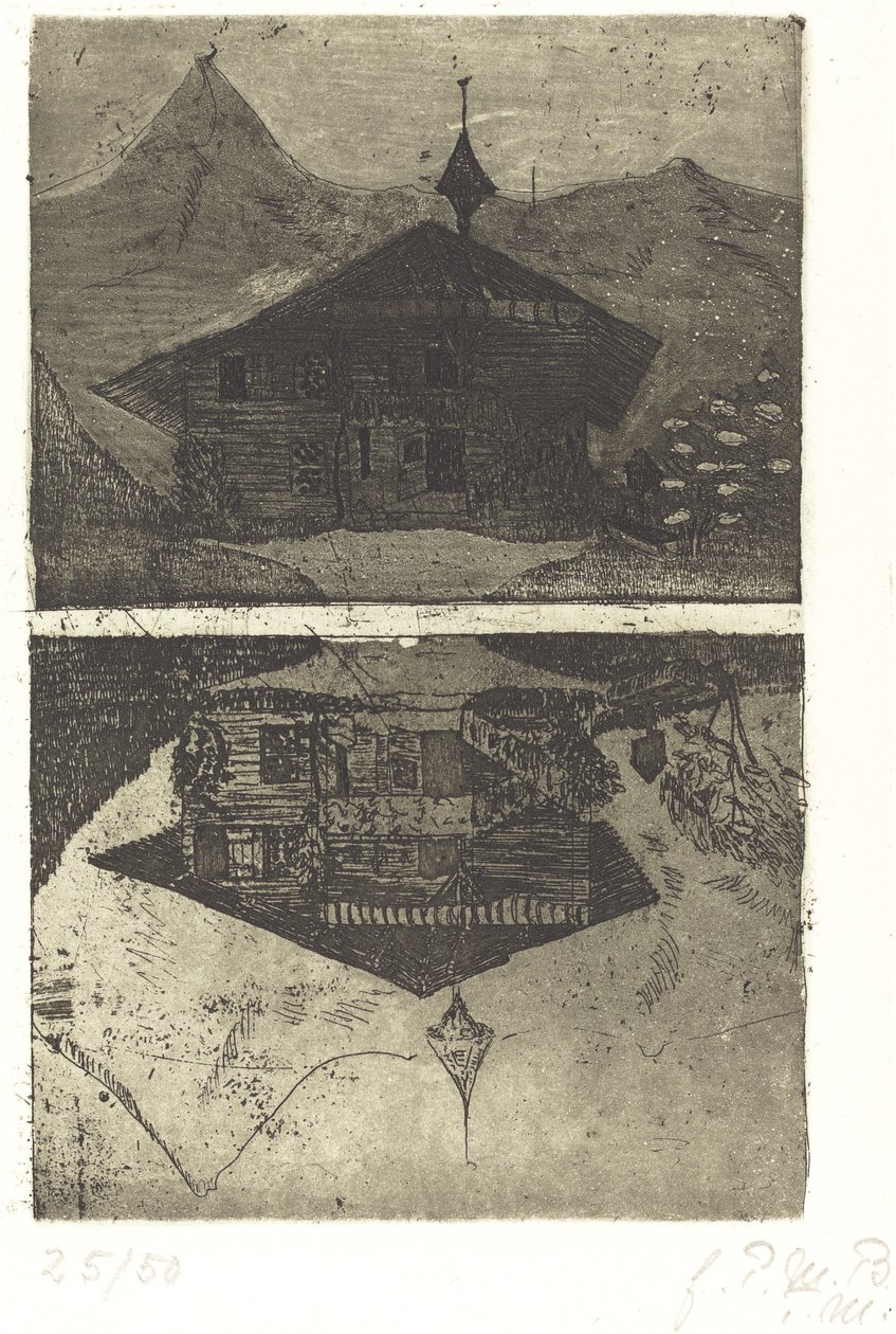 Chalet af Paula Modersohn Becker