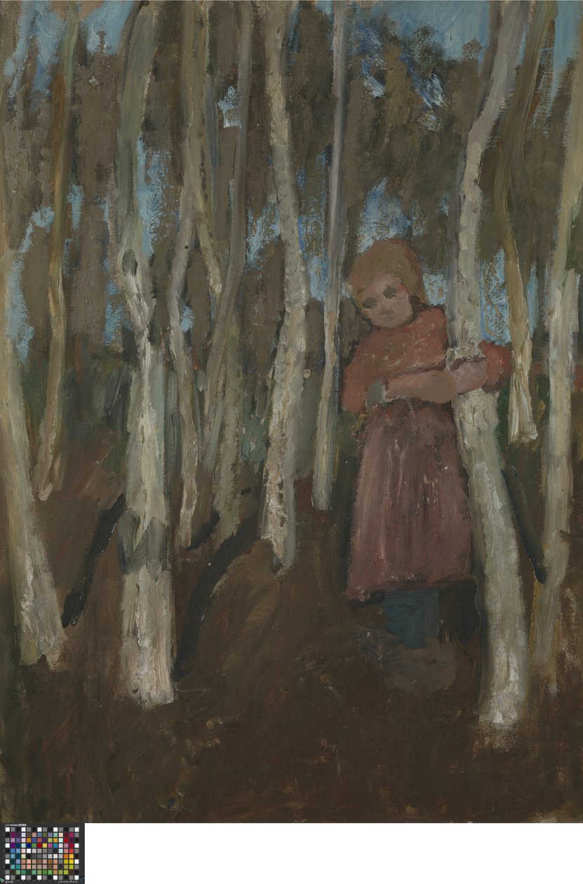 Pige i en birkeskov af Paula Modersohn Becker