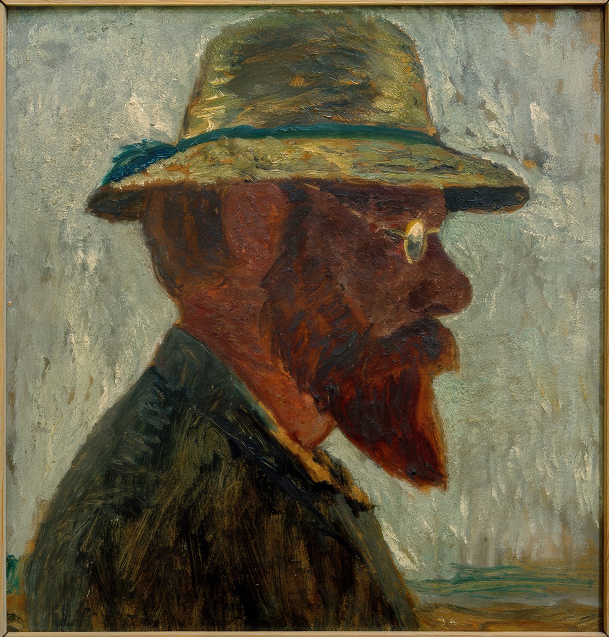 Landskab med fyrretræer af Paula Modersohn Becker