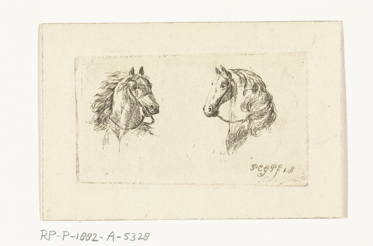 To hestehoveder af Paulus Charles Gerard Poelman