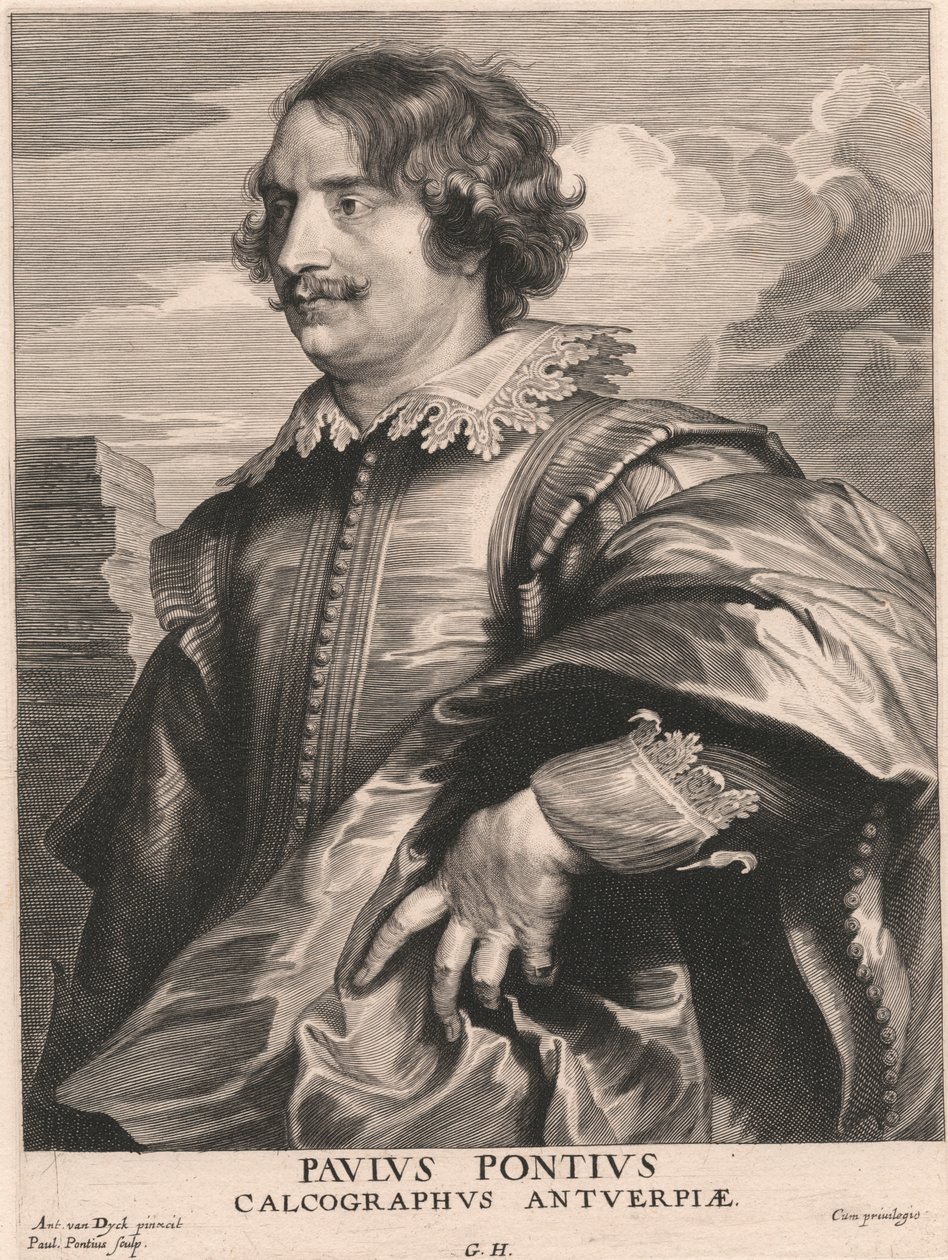 Paulus Pontius / Pavivs Pontivs / Calcographvs Antwerpen af Paulus Pontius