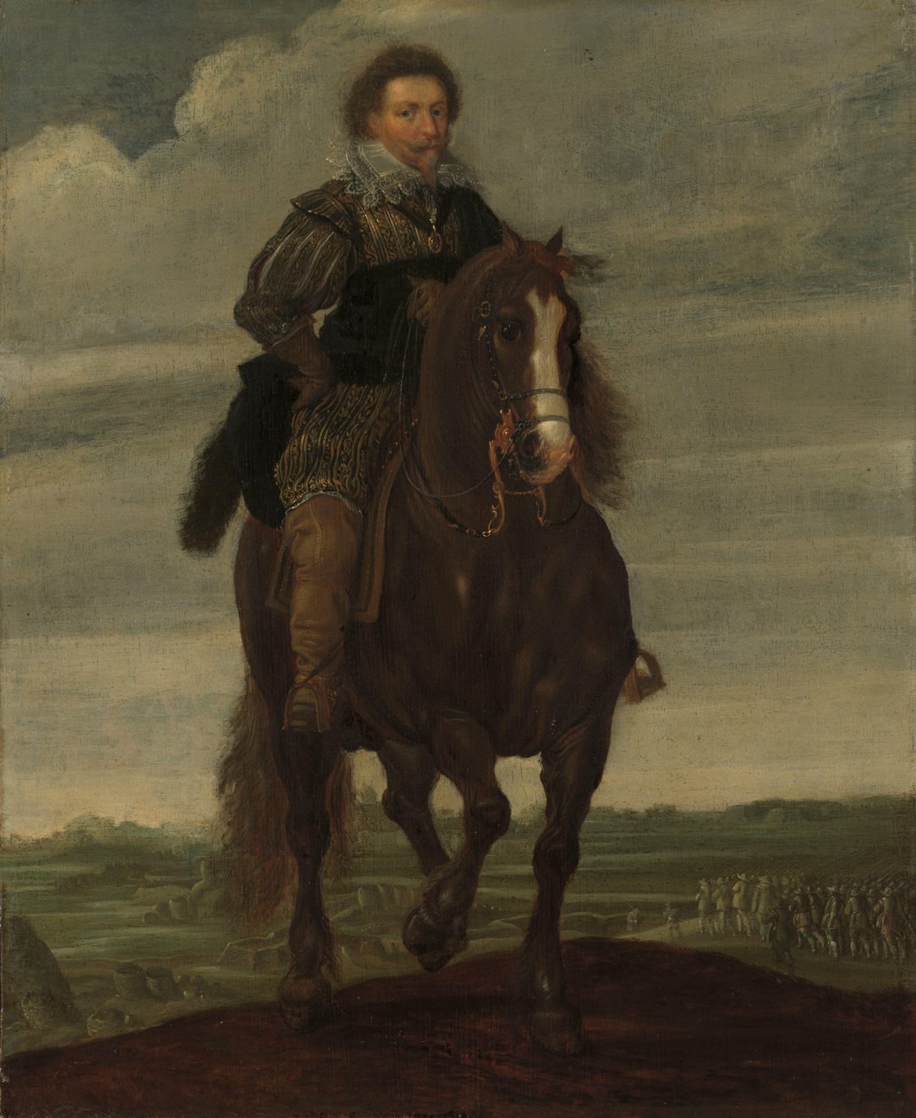 Prins Frederik Hendrik til hest af Pauwels van Hillegaert