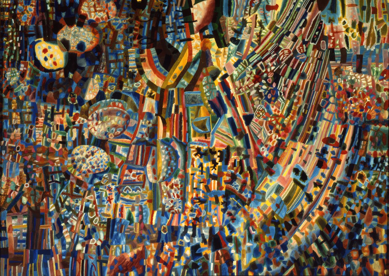 Komposition, 1930 af Pavel Nikolayevich Filonov
