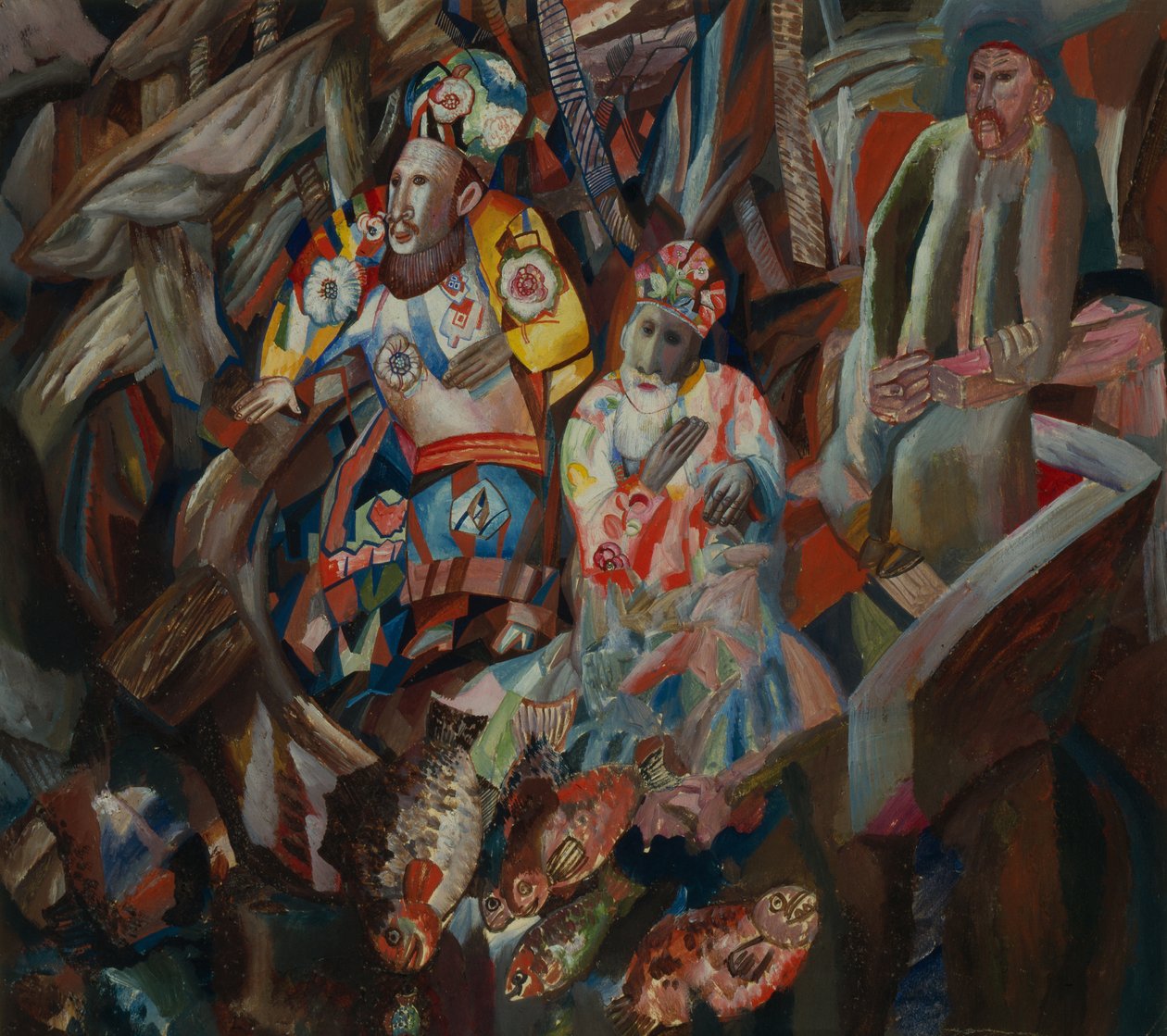 Øst og Vest, 1912-1913 af Pavel Nikolayevich Filonov