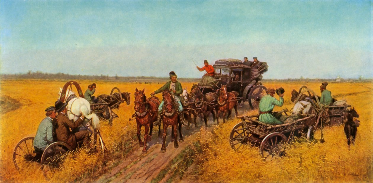 Besøger stiftet, 1885, 1965. af Pavel Osipovich Kovalevsky
