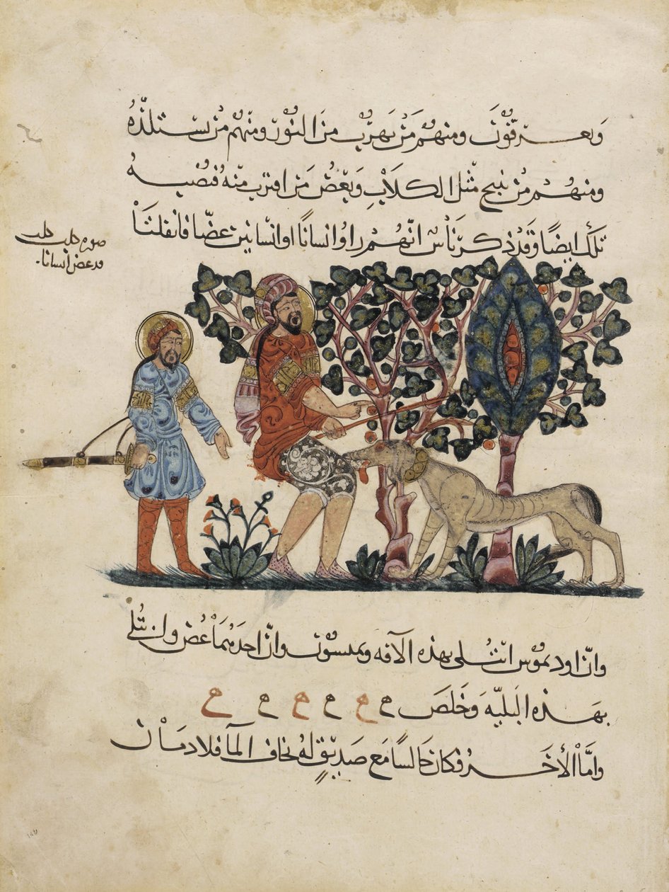 Folio fra en arabisk oversættelse af Materia Medica af Dioscorides af Pedanius Dioscorides
