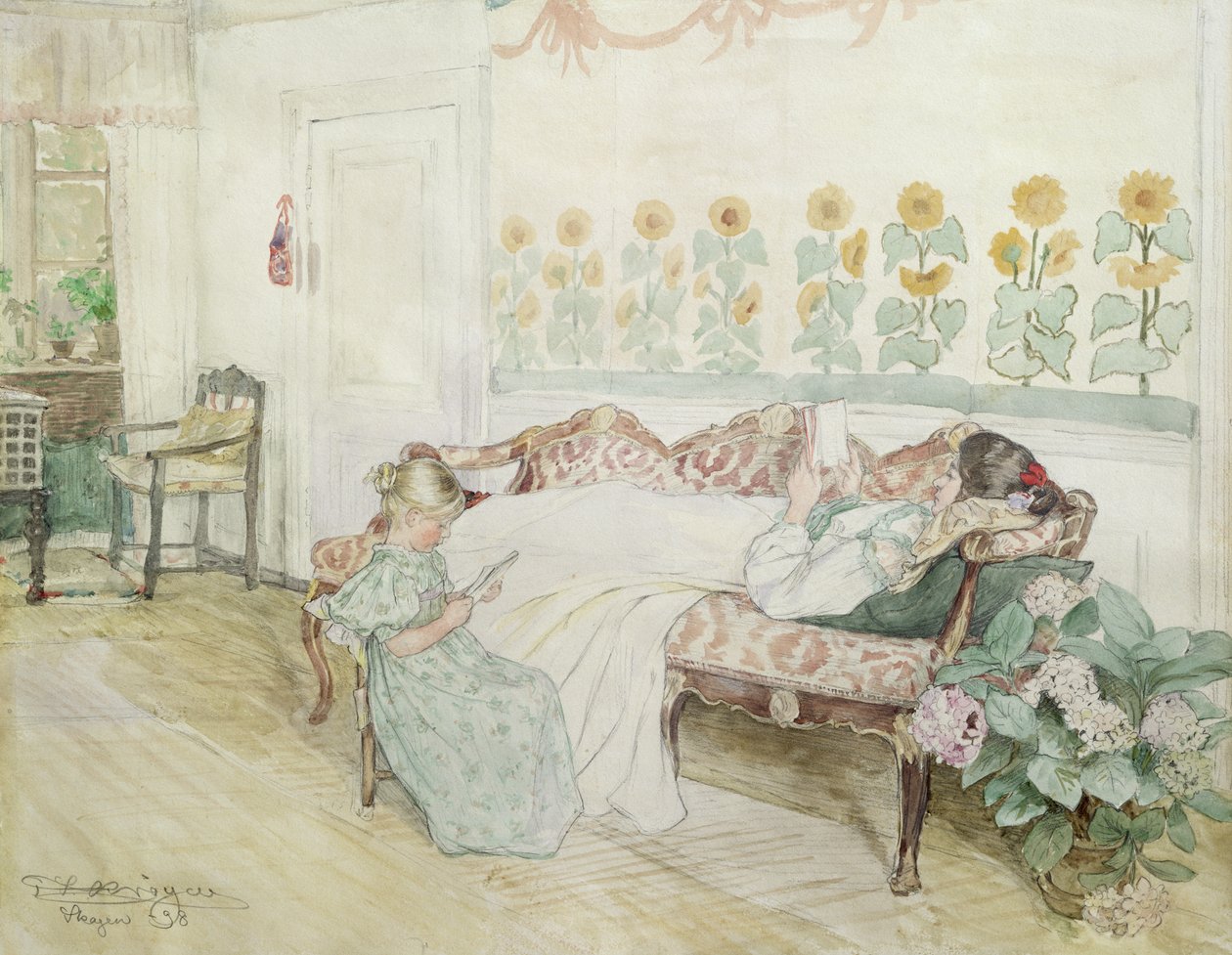 Interiør, 1898 af Peder Severin Krøyer