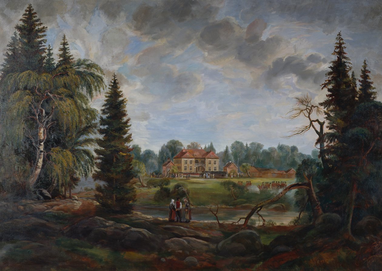 Eidsvollsbygningen (maleri) af Peder (after) Balke
