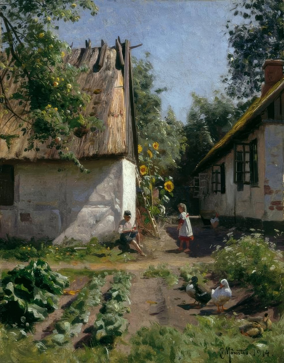 Sommerdag af Peder Monsted
